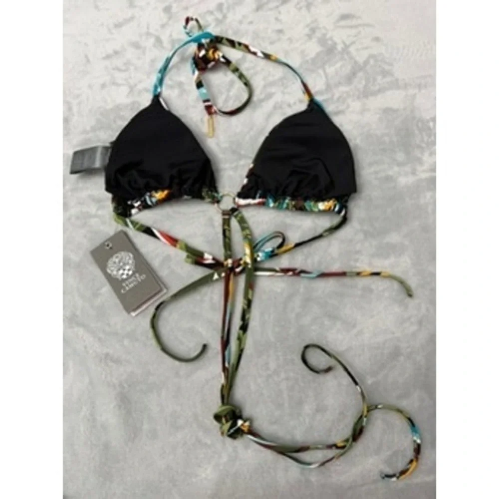 NWT Vince Camuto Bikini Top Womens XS Vince Camuto Ring String Bikini Top XS $88